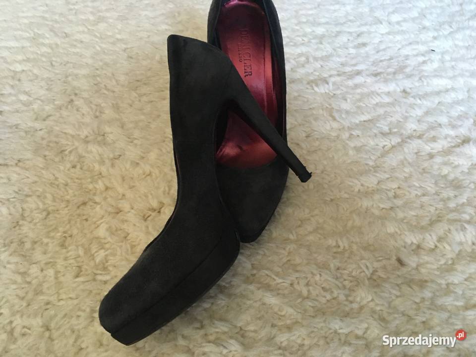 Szare czółenka Deni Cler Piła