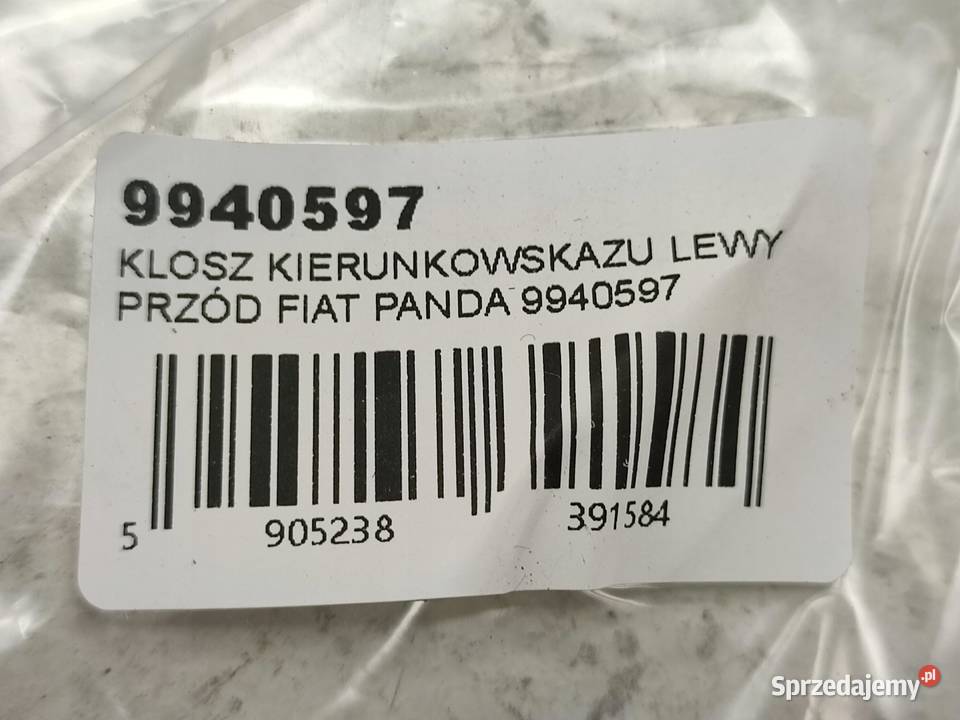 KLOSZ KIERUNKOWSKAZU LEWY PRZÓD FIAT PANDA