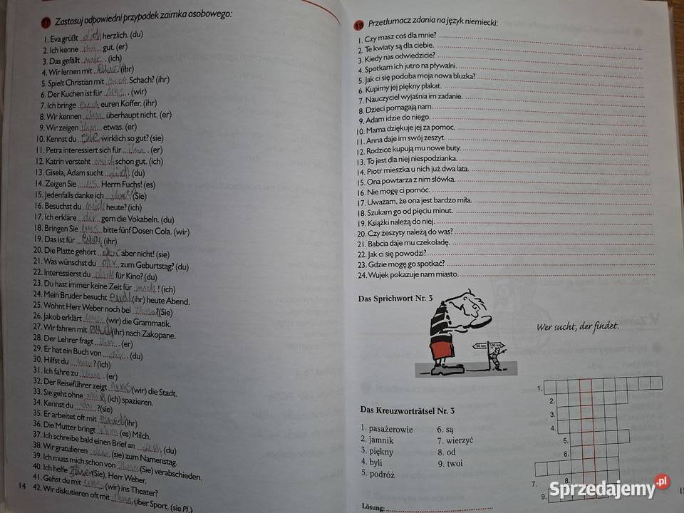 Sprawdziany 46 język niemiecki uczniów szk podst Książki do nauki języka obcego Kraków