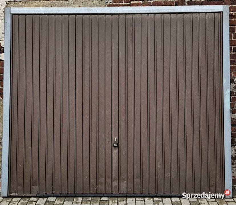 Brama garażowa 2500x2125 RAL8028 KOMPLETNA dolnośląskie Wykroty