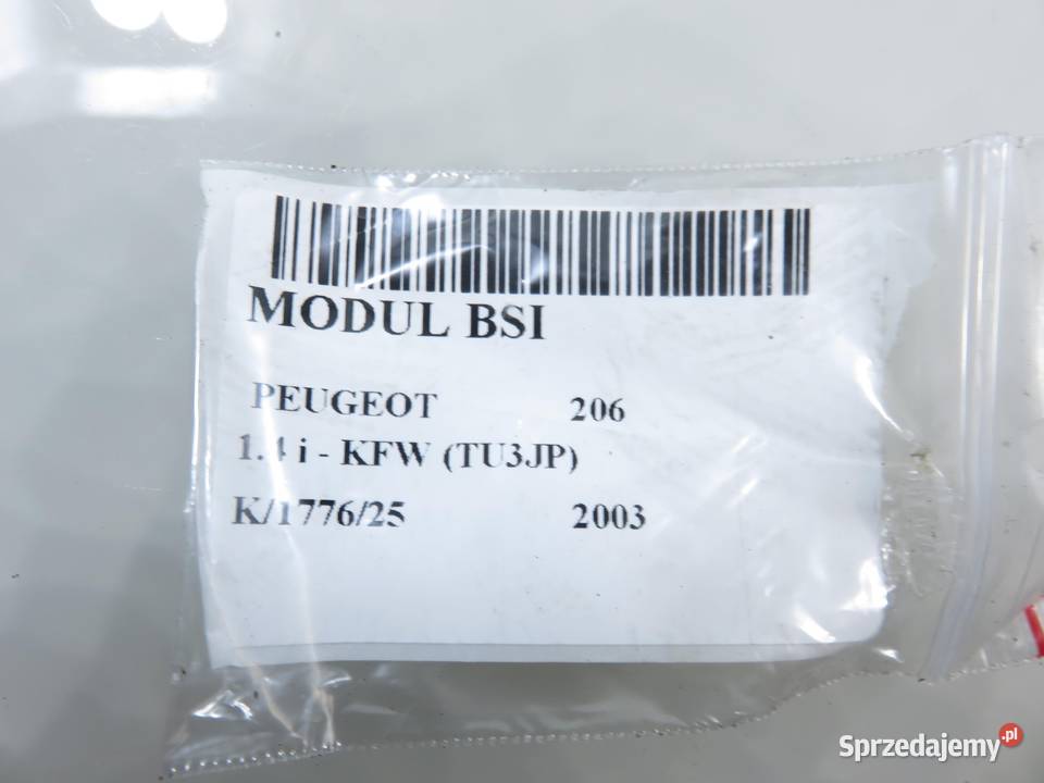 BSI PEUGEOT 206 14 i 9649627880