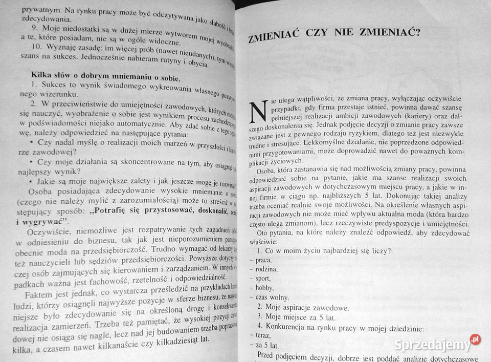 Trzy kroki do kariery Tadeusz Makowski Chełm sprzedam