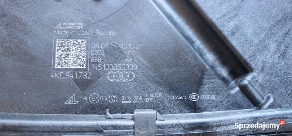 Audi ETron SUV 55 quattro Reflektor prawy OEM Pielgrzymka