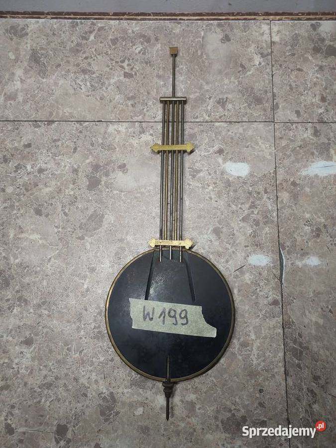 W199 Wahadło rusztowe starego zegara ściennego Tczew