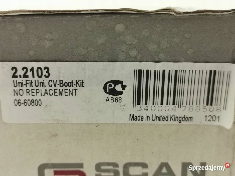 ZESTAW OSŁONY PRZEGUBU SCANTECH 22103 0660800 sprzedam