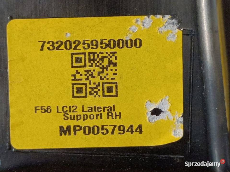 MINI F56 LCI ŚLIZG MOCOWANIE ZDERZAKA PRAWY TYŁ wielkopolskie Pleszew