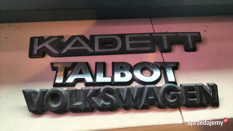 Emblematy Kadet VWTalbot Emblematy Włocławek sprzedam
