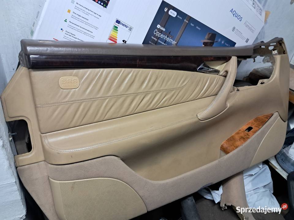 Mercedes w215 cl boczki nappa alcantara itp Przemyśl