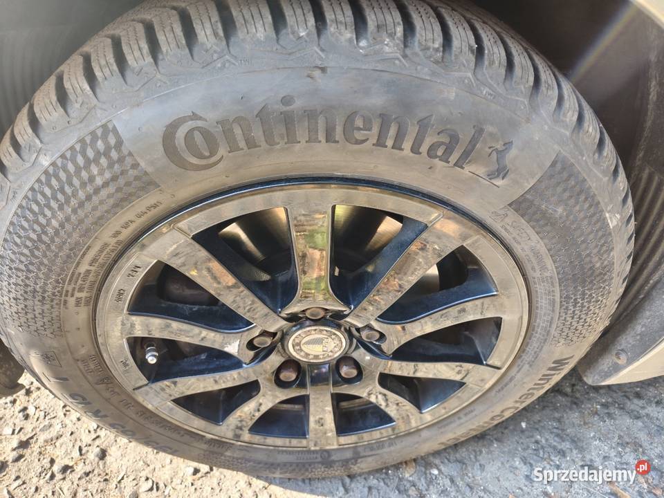 Opony zimowe Continental plus felg aluminiowe R Siemianowice Śląskie