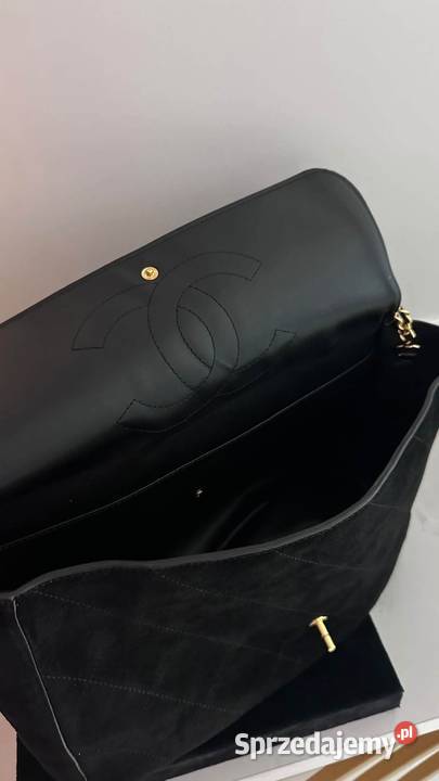 Torebka Chanel maxi Flap skóra zamsz różne Warszawa sprzedam