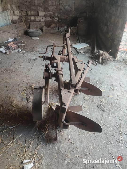 Pług dwuskibowy łódzkie Kamieńsk