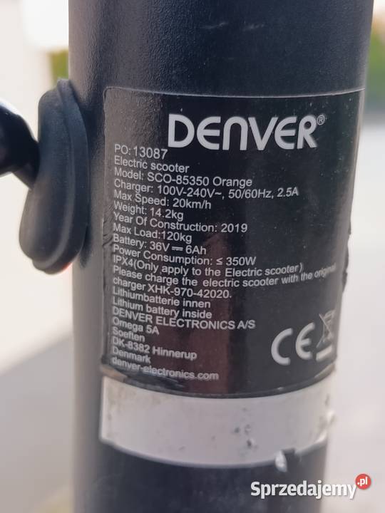 Hulejnoga elektryczna Denver sco85350