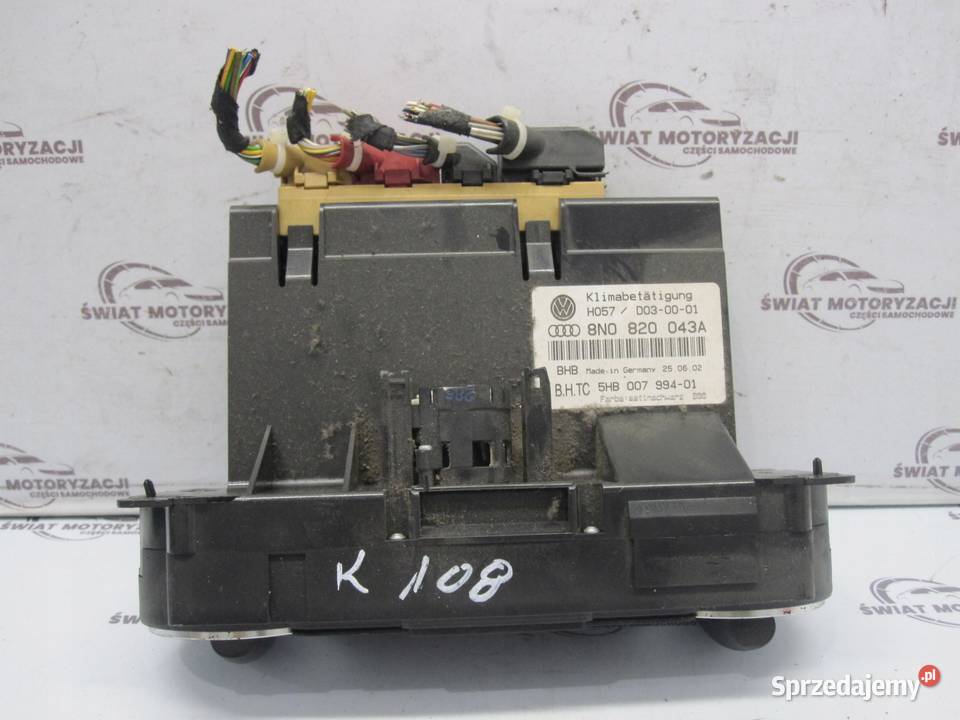 AUDI TT I 8N panel nawiewu 8N0820043A osobowe świętokrzyskie