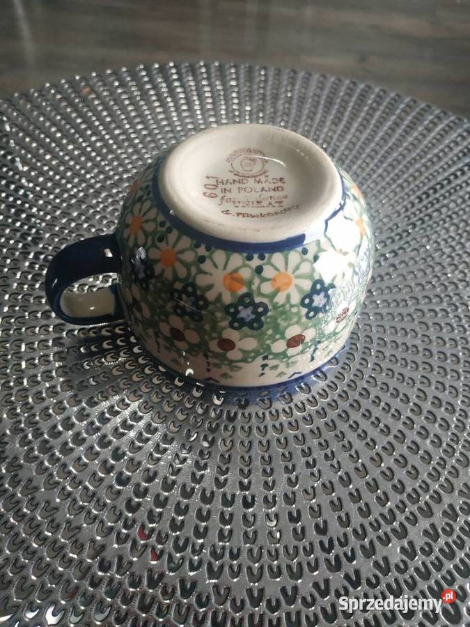 Filiżanka ceramika Polska unikat Bolesławiec