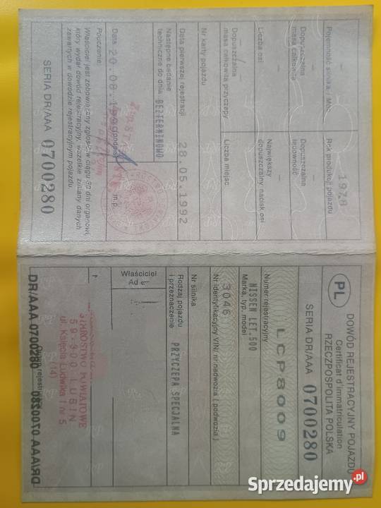 Przyczepka Włoszakowice