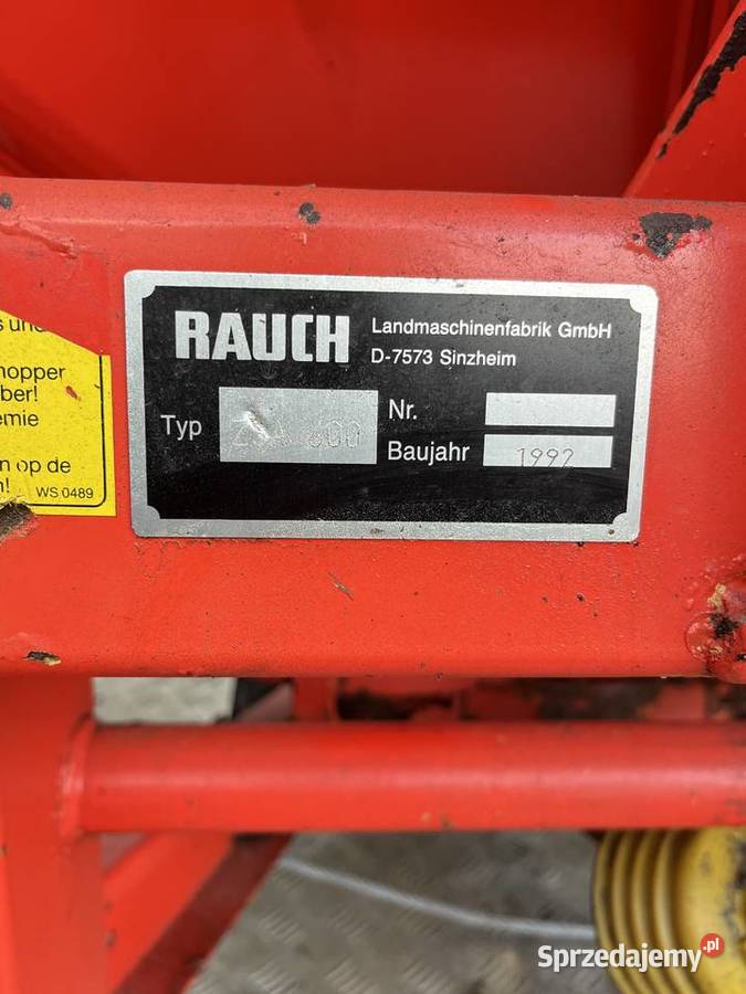 Rozsiewacz Rauch ZSA 600 Zamość
