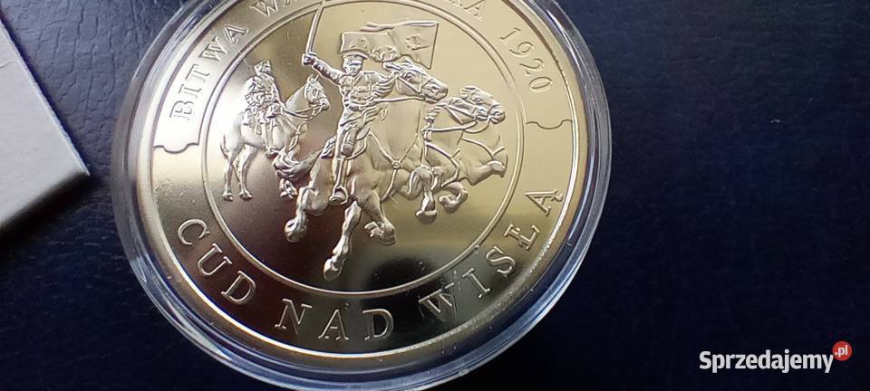 Stare monety Medal Cud Wisłą Polska 10 Numizmatyka Lesko
