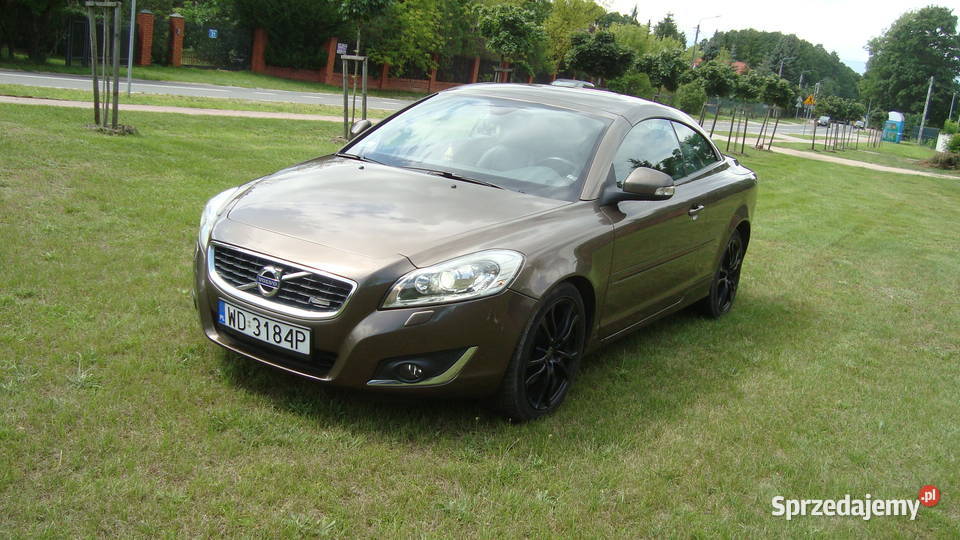 Volvo C70 D4 Summum 2011r Kabriolet brązowy czujnik zmierzchu Warszawa