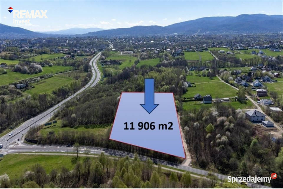Działka usługowomieszkaniowa TOP 419zł/m2 Bielsko-Biała
