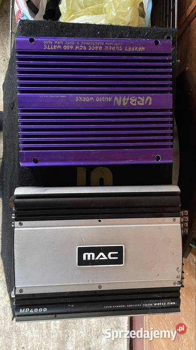 2 x wzmacniacz MacAudio i Urban