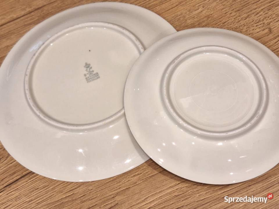 Zestaw porcelana talerz i podstawek Braniewo