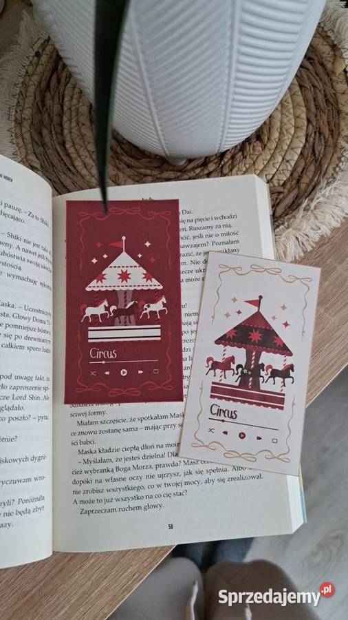 Zakładka handmade cyrk Pozostałe wielkopolskie Żelazków