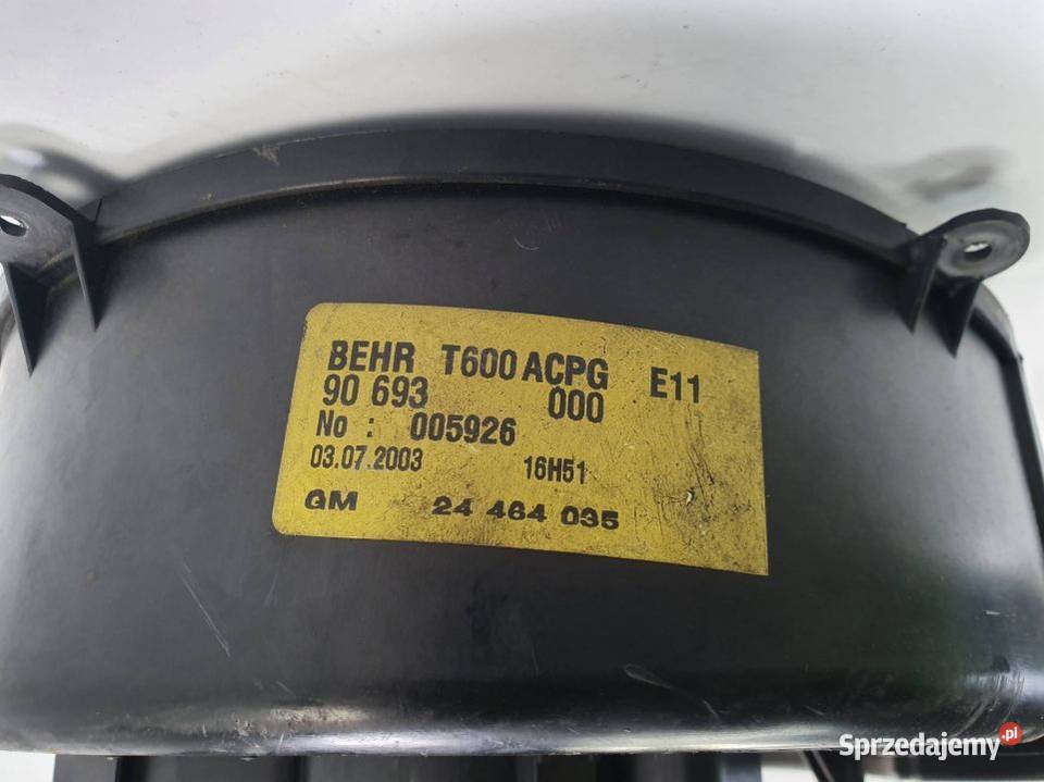 WENTYLATOR KABINOWY OPEL ZAFIRA A 24464035 Lipno