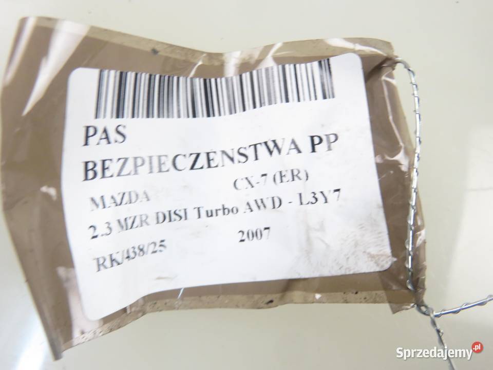 PAS PRAWY PRZEDNI MAZDA CX7 osobowe sprzedam