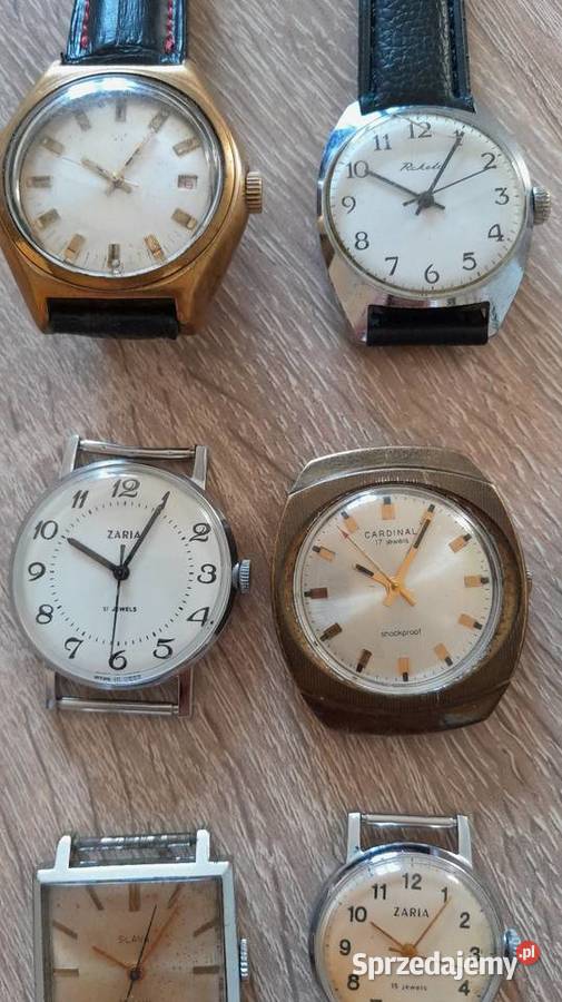 Stare zegarki mechaniczne z prl Tarnowskie Góry