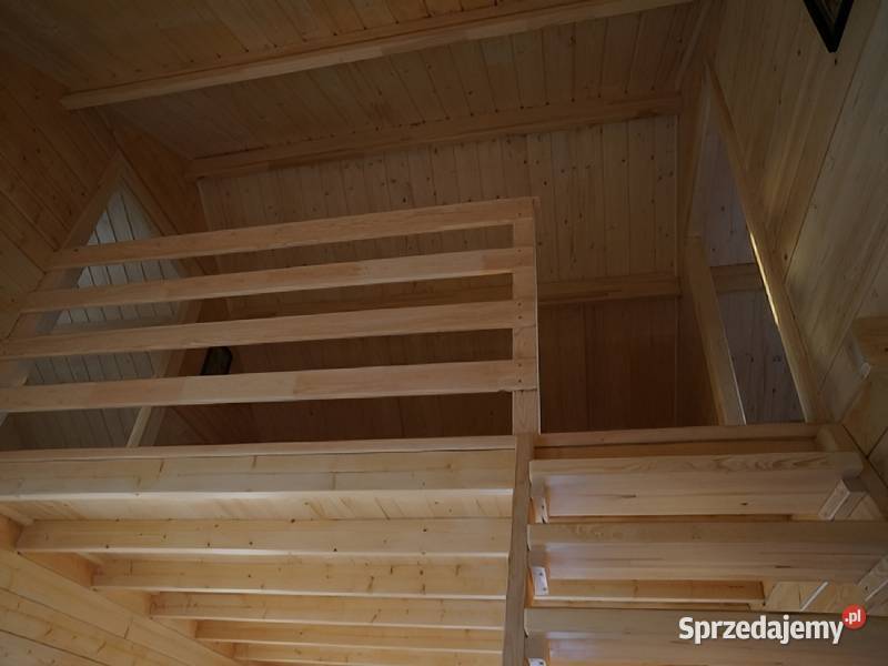 Domek drewniany Gabi 5x7 35m z bala 44mm OBNIŻKA Parzymiechy