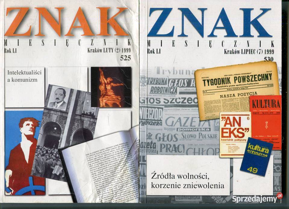 Znak Miesięcznik 1999 525 1999 530 Kultura i Rozrywka