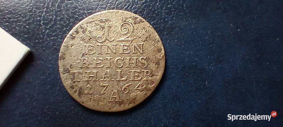 Stare monety 112 talara 1764 A Niemcy srebro Lesko