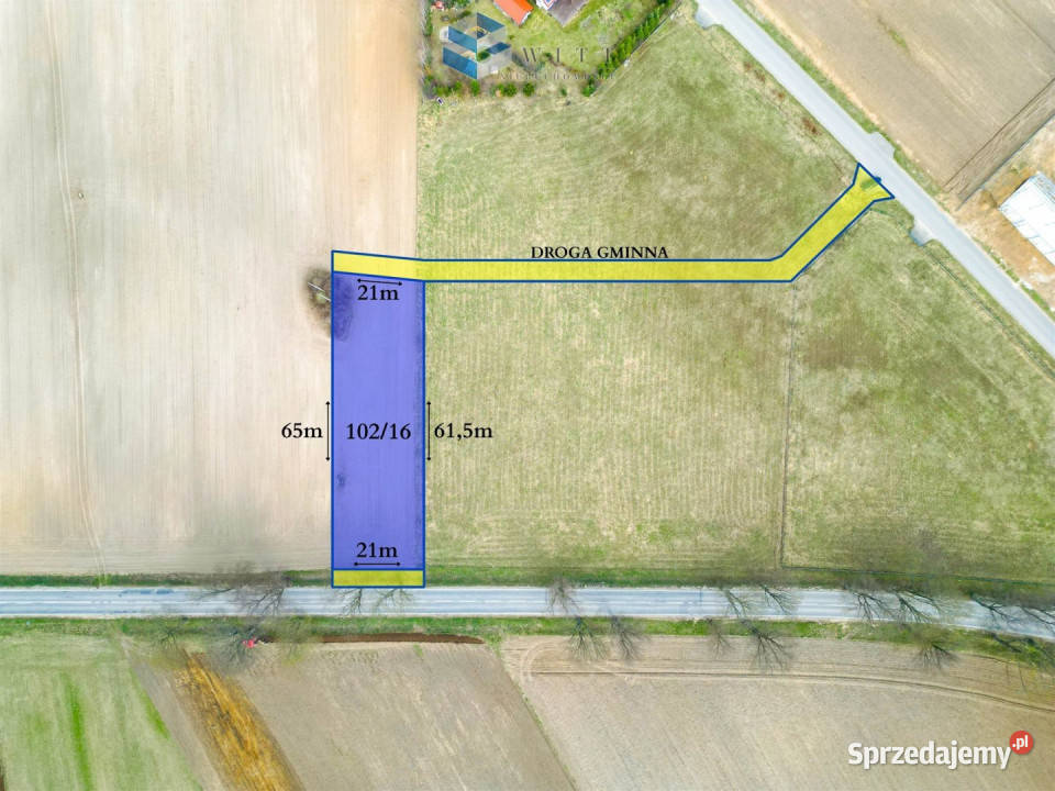 sprzedaży działki 1320m2 Filice