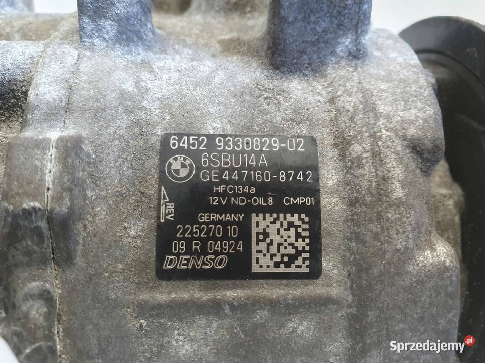 SPRĘŻARKA KLIMATYZACJI BMW F30 20 D 933082902 Chełm sprzedam
