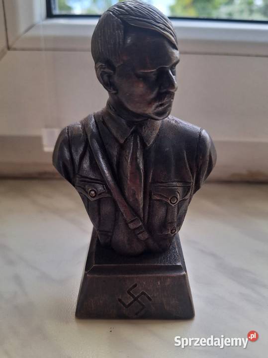 Popiersie Adolfa Hitlera przywódcy nazistowskich Wrotnów