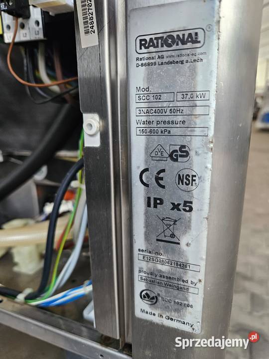 Piec konwekcyjnoparowy Rational SCC careControl wielkopolskie