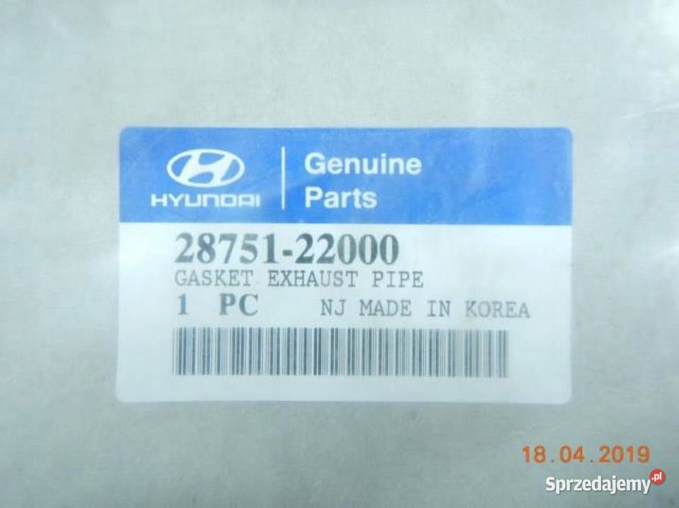 USZCZELKA WYDECHU HYUNDAI ACCENT I 2875122000 Motoryzacja sprzedam