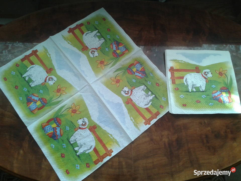 Serwetki do decoupage 33x33 WIELKANOCNE 7 łódzkie Łódź