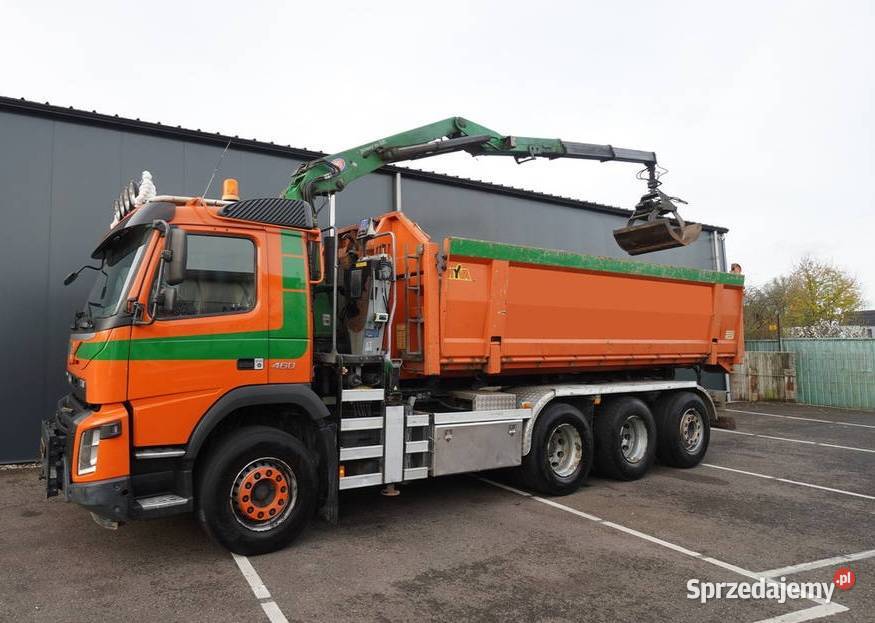 4 osiowa wywrotka 8x4 bordmatic z dzwigiem Volvo Warszawa