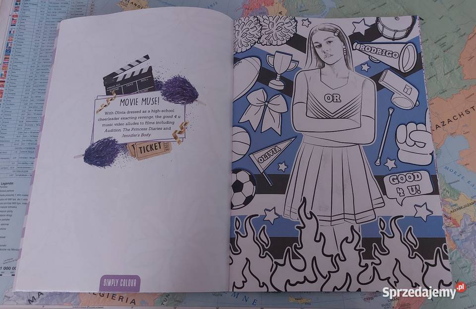 Zagraniczna limitowana kolorowanka Olivia sprzedam