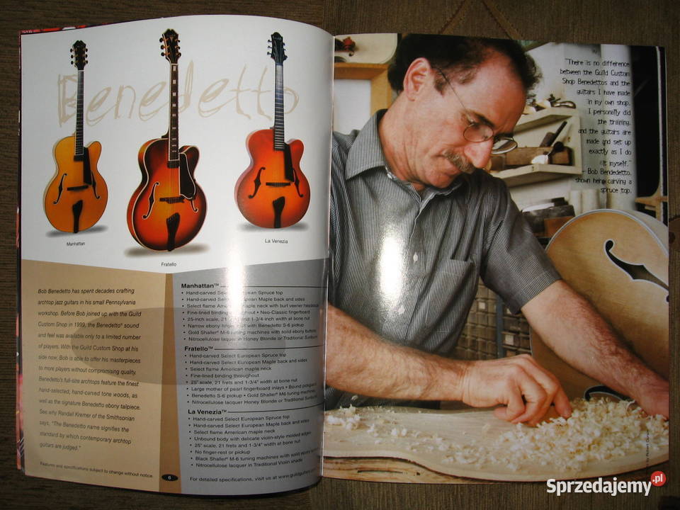 Guild Guitars 2000 catalog katalog gitar Kępice