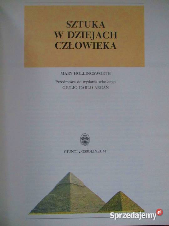 Sztuka w dziejach człowieka M Hollingsworth Książki naukowe i popularnonaukowe Łódź