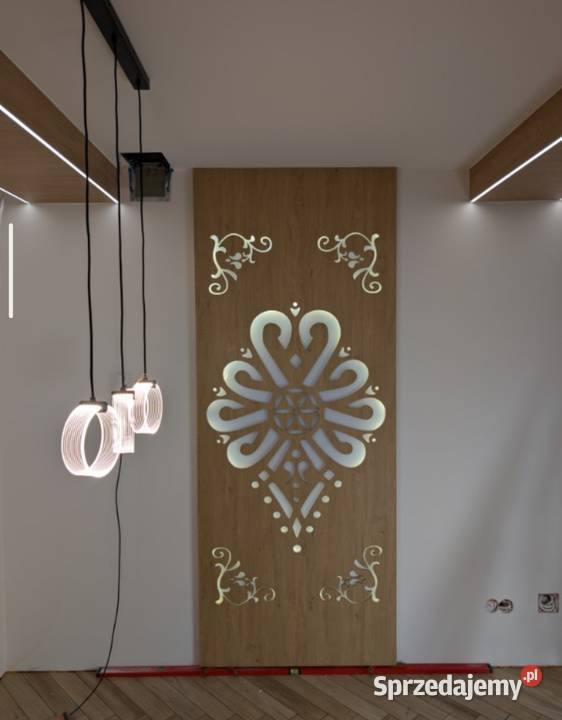 Panel Ścienny Dekoracyjny 250x125 Lamele Ozdoba małopolskie Poronin