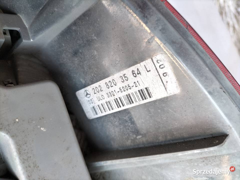 MERCEDES W202 W 202 LAMPA TYŁ TYLNA LEWA Kamień-Kolonia sprzedam