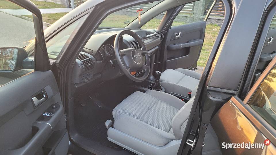 AUDI A2 14B OPŁACONY Z NIEMIEC KLIMA ELEKTRYKA welurowa tapicerka Końskie