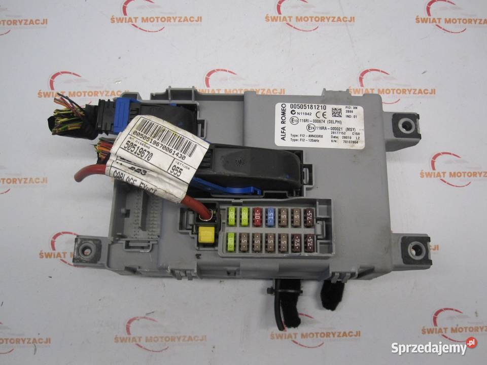 ALFA ROMEO MITO 12r moduł BSI 00505181210 osobowe Kielce
