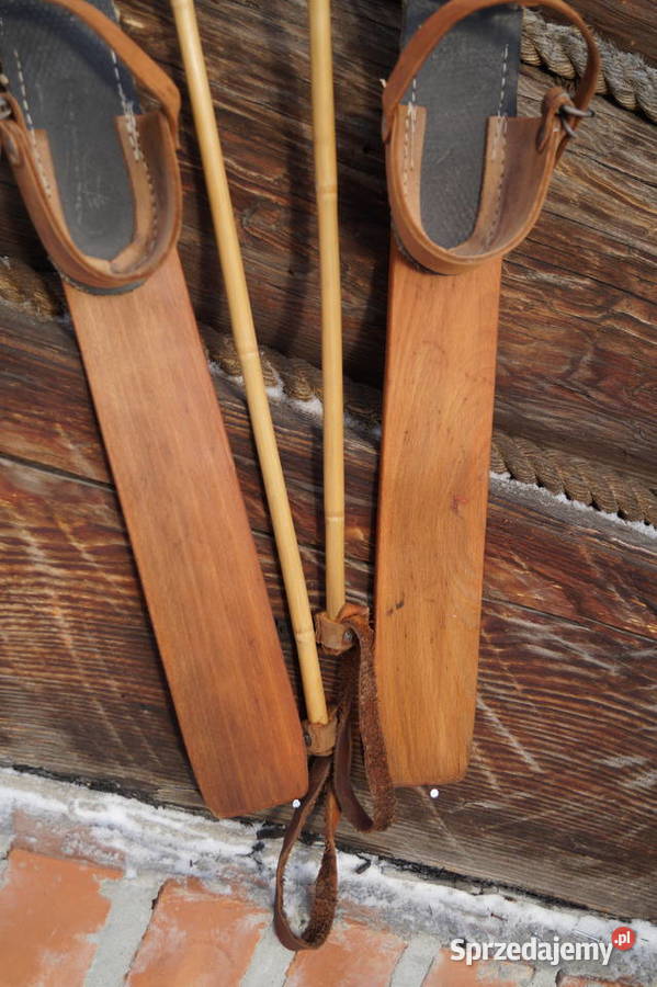 Stare narty dziecięce 90 kijki podkarpackie Pruchnik sprzedam
