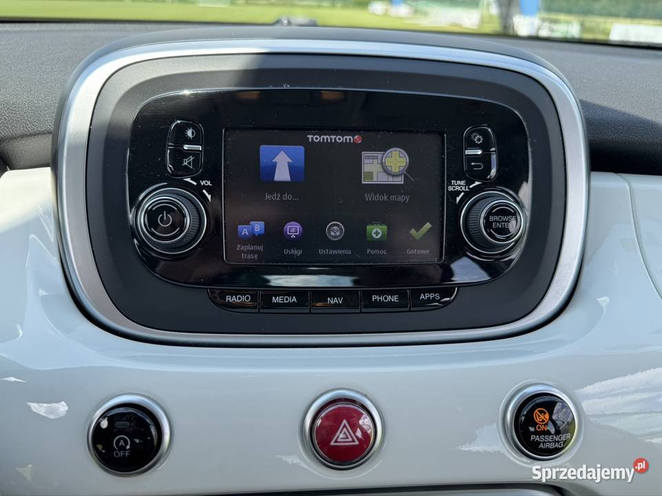 Fiat 500X Bezwypadkowy 1 ręka biały