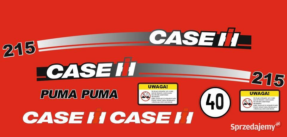 Naklejki Case Puma 215 i inne modele super mocne Bydgoszcz