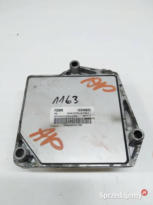 STEROWNIK SILNIKA 12249823 16 B 104 Opel Meriva świętokrzyskie